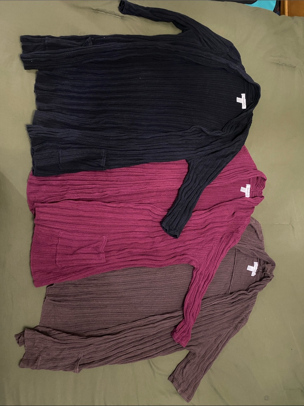 Lot of 3 Dress Barn Cardigans